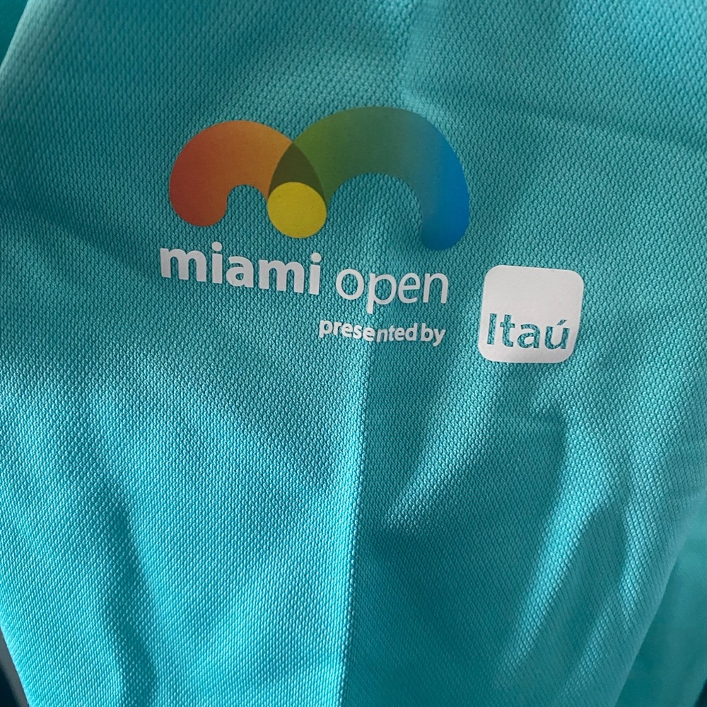 MIAMI OPEN TENNIS LACOSTE Teal Full-Zip Jacket - Picture 3 of 4